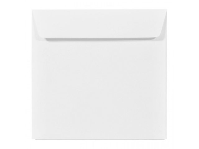 Biała koperta k4 prosta klapka