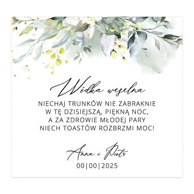 Naklejki na alkohol Misty Herbs