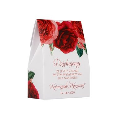 Pudełko na słodkości z kwiatami Róży w3