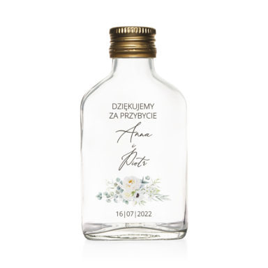 Butelki weselne White