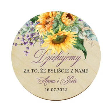 Magnes koło Sunflower & Lavender