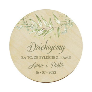 Magnes koło Greenery