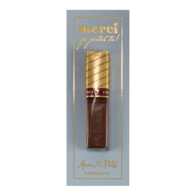 Podziękowanie Merci złocone steel dusty blue