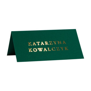 Winietka złocona english green butelkowa zieleń
