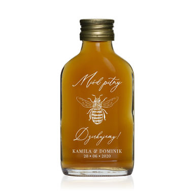 Butelki weselne nalewka miód pitny w1