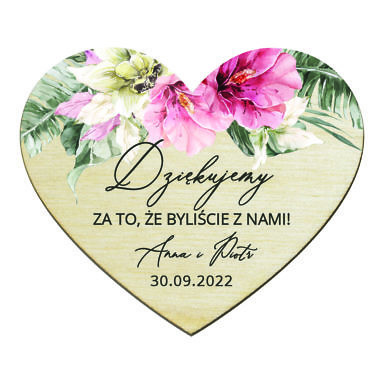 Magnesy serce Misty w10