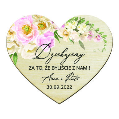 Magnesy serce Misty w12