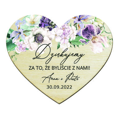 Magnesy serce Misty w13