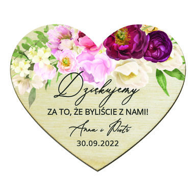 Magnesy serce Misty w16