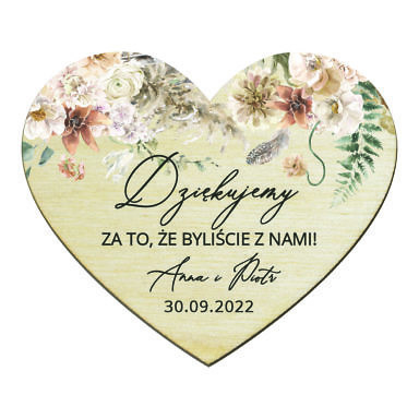 Magnesy serce Misty w2