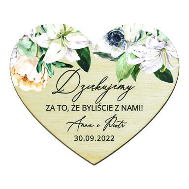 Magnesy serce Misty w28