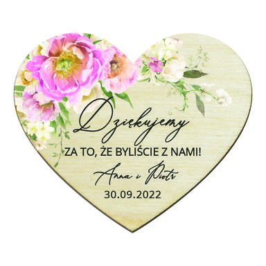 Magnesy serce Misty w32