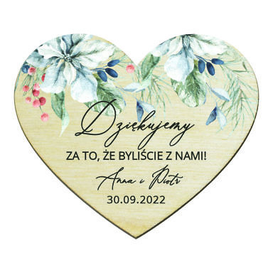 Magnesy serce Misty w33