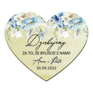 Magnesy serce Misty w34