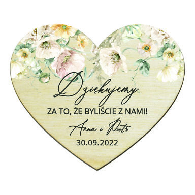 Magnesy serce Misty w6