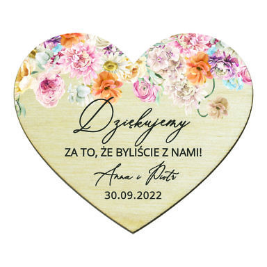 Magnesy serce Misty w7