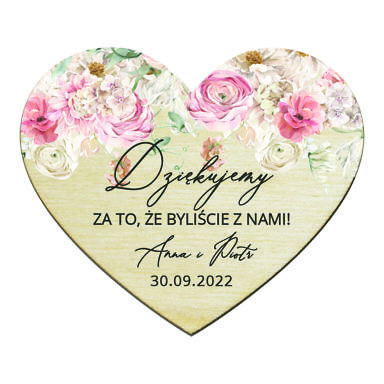 Magnesy serce Misty w9