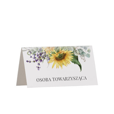 Winietka weselna Sunflower & Lavender
