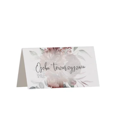 Winietki do zaproszeń z kalką i nitem w112