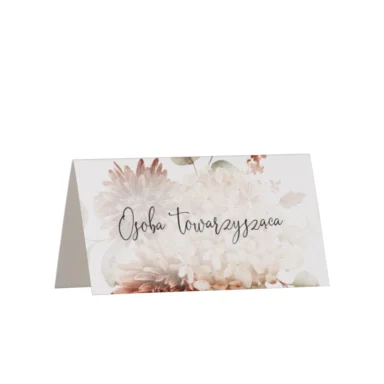 Winietki do zaproszeń z kalką i nitem w127