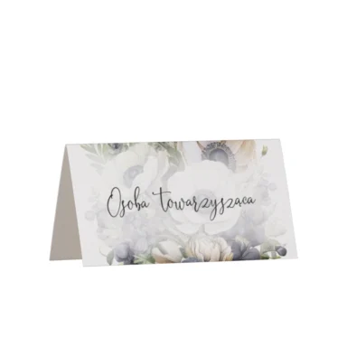 Winietki do zaproszeń z kalką i nitem w19