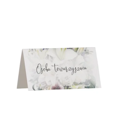 Winietki do zaproszeń z kalką i nitem w24