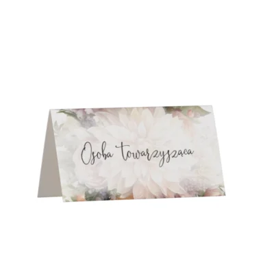 Winietki do zaproszeń z kalką i nitem w35