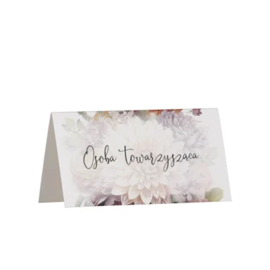 Winietki do zaproszeń z kalką i nitem w36