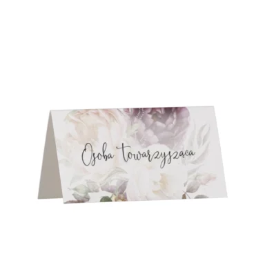 Winietki do zaproszeń z kalką i nitem w63