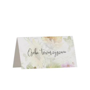 Winietki do zaproszeń z kalką i nitem w65