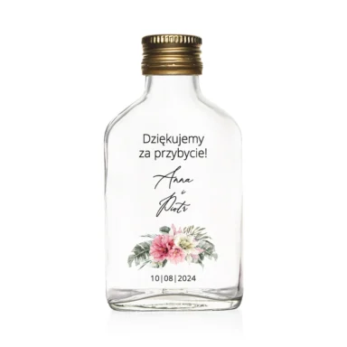 Butelki weselne z nadrukiem Misty w10