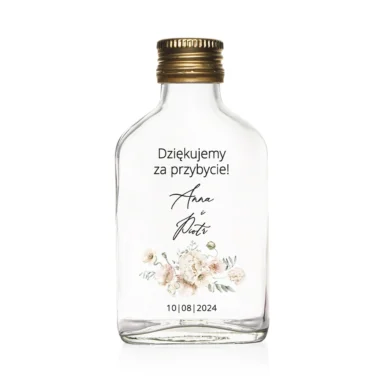 Butelki weselne z nadrukiem Misty w11