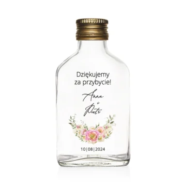 Butelki weselne z nadrukiem Misty w12