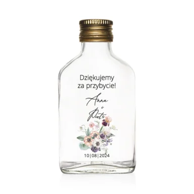 Butelki weselne z nadrukiem Misty w13