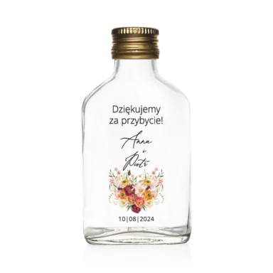 Butelki weselne z nadrukiem Misty w16