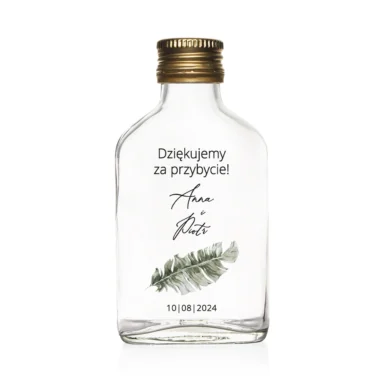 Butelki weselne z nadrukiem Misty w22