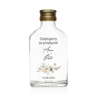 Butelki weselne z nadrukiem Misty w24