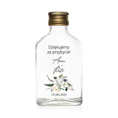 Butelki weselne z nadrukiem Misty w28