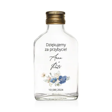 Butelki weselne z nadrukiem Misty w37