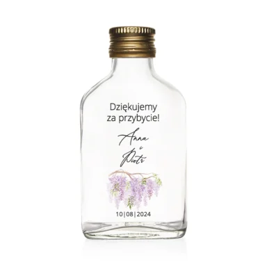 Butelki weselne z nadrukiem Misty w38