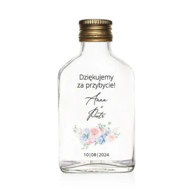 Butelki weselne z nadrukiem Misty w39