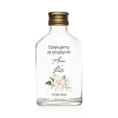 Butelki weselne z nadrukiem Misty w43