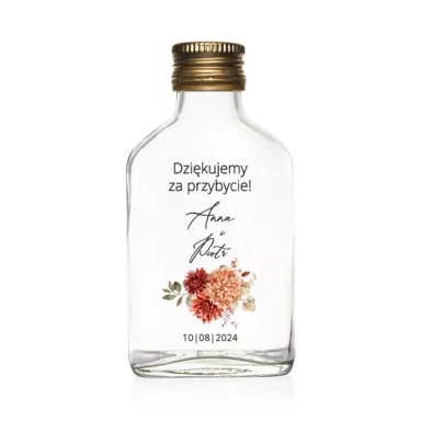 Butelki weselne z nadrukiem Misty w44