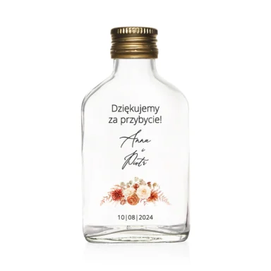 Butelki weselne z nadrukiem Misty w46
