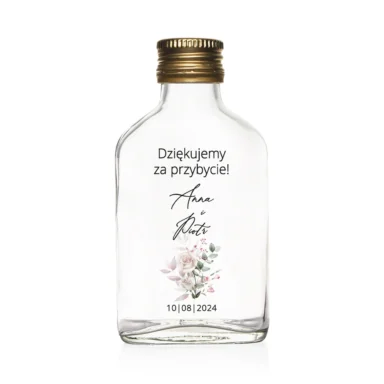 Butelki weselne z nadrukiem Misty w50