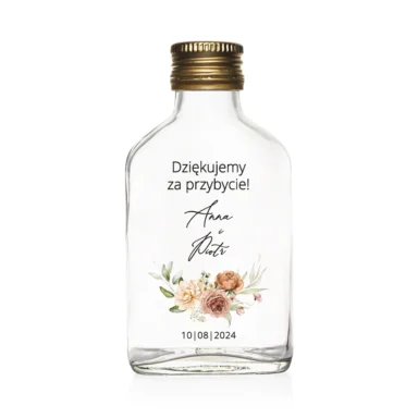 Butelki weselne z nadrukiem Misty w52
