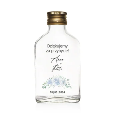 Butelki weselne z nadrukiem Misty w55