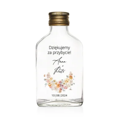 Butelki weselne z nadrukiem Misty w7