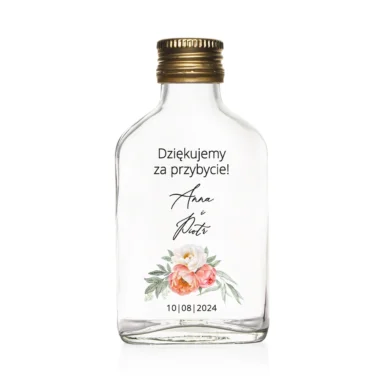 Butelki weselne z nadrukiem Misty w75
