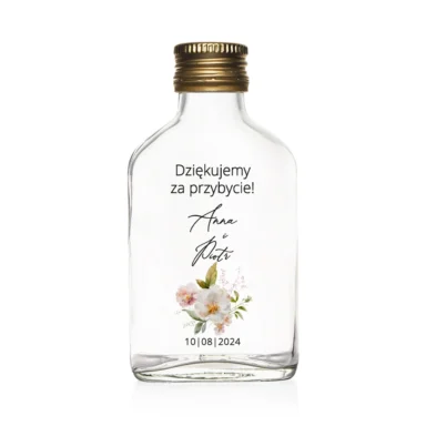 Butelki weselne z nadrukiem Misty w80